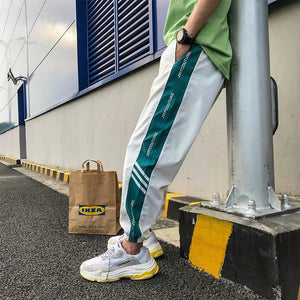 2019 Autumn Japanese Style Track Pants Men Joggers Reflective Harem Sweat Pants Pantalones Homme Streetwear Male Trousers