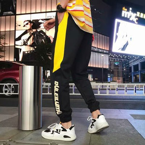 2019 Autumn Japanese Style Track Pants Men Joggers Reflective Harem Sweat Pants Pantalones Homme Streetwear Male Trousers