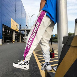 2019 Autumn Japanese Style Track Pants Men Joggers Reflective Harem Sweat Pants Pantalones Homme Streetwear Male Trousers