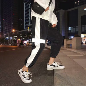 2019 Autumn Japanese Style Track Pants Men Joggers Reflective Harem Sweat Pants Pantalones Homme Streetwear Male Trousers