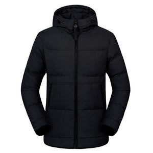 Woodvoice Winter Coat Men Hooded Casual Parka Outwear Mens Down Jacket Mens Windbreaker Overcoat Thick Warm Parkas Veste Hommes