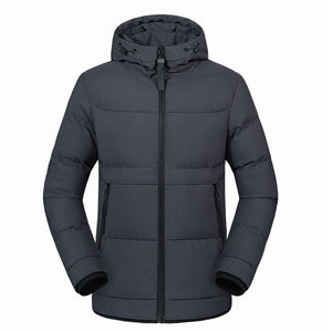 Woodvoice Winter Coat Men Hooded Casual Parka Outwear Mens Down Jacket Mens Windbreaker Overcoat Thick Warm Parkas Veste Hommes