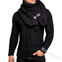 Load image into Gallery viewer, SWEATER+Gift Scarf Autumn Winter 2019 Men Long Sleeves Pullovers