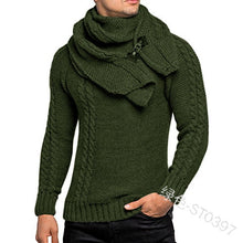 Load image into Gallery viewer, SWEATER+Gift Scarf Autumn Winter 2019 Men Long Sleeves Pullovers