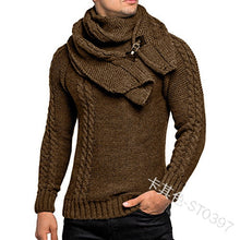 Load image into Gallery viewer, SWEATER+Gift Scarf Autumn Winter 2019 Men Long Sleeves Pullovers