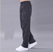 Load image into Gallery viewer, Casual Trousers Sweatpants Thin Polyester Track Pants Men Easy Cuffless Trousers Joggers Men Pants Streetwear Pantalon Hombre