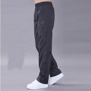 Casual Trousers Sweatpants Thin Polyester Track Pants Men Easy Cuffless Trousers Joggers Men Pants Streetwear Pantalon Hombre