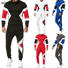 Load image into Gallery viewer, Brand Tracksuit Men 2019 Fashion Long Sleeve Sweatshirt Joggers Pants Hip Hop Sportswear 2 Pcs Ensemble Homme Man Clothing