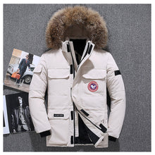 Load image into Gallery viewer, 2019 Extreme weather parkas Real fur jacket High quality men‘s goose jacket parkas -40 Celsius Winter Down Coat Parka