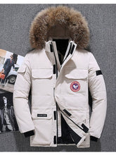 Load image into Gallery viewer, 2019 Extreme weather parkas Real fur jacket High quality men‘s goose jacket parkas -40 Celsius Winter Down Coat Parka