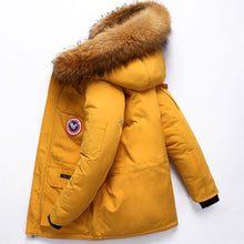 Load image into Gallery viewer, 2019 Extreme weather parkas Real fur jacket High quality men‘s goose jacket parkas -40 Celsius Winter Down Coat Parka