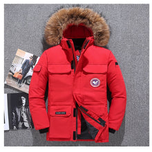 Load image into Gallery viewer, 2019 Extreme weather parkas Real fur jacket High quality men‘s goose jacket parkas -40 Celsius Winter Down Coat Parka