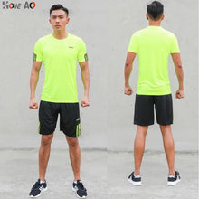 Load image into Gallery viewer, HOWE AO Men&#39;s Workout Fitness Sportswear  Quick-dry Jogging Running Sets Training Clothes Suits Ensemble Jogging Homme