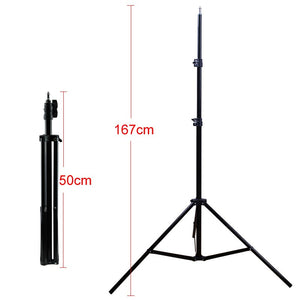 Photo Studio Light Stand Photography Adjustable 45-170cm Light Umbrella Stand with 1/4 screw head s Tripod