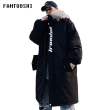 Load image into Gallery viewer, men&#39;s winter jacket and coats 2019 new fashion Slim-fit casual Thick warm long hooded parka waterproof jacket big size 5XL