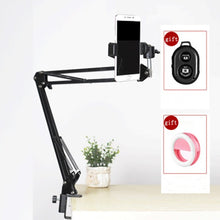 Load image into Gallery viewer, Photography Phone Clip Bracket+Suspension Arm Stand Clip Holder and Table Mounting Clamp Pop Kits for Live Show Shooting Video