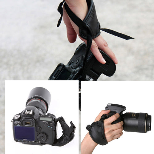 High quality camera grip PU Hand Grip Wrist Strap Photography Accessories for Nikon Canon Sony Camera